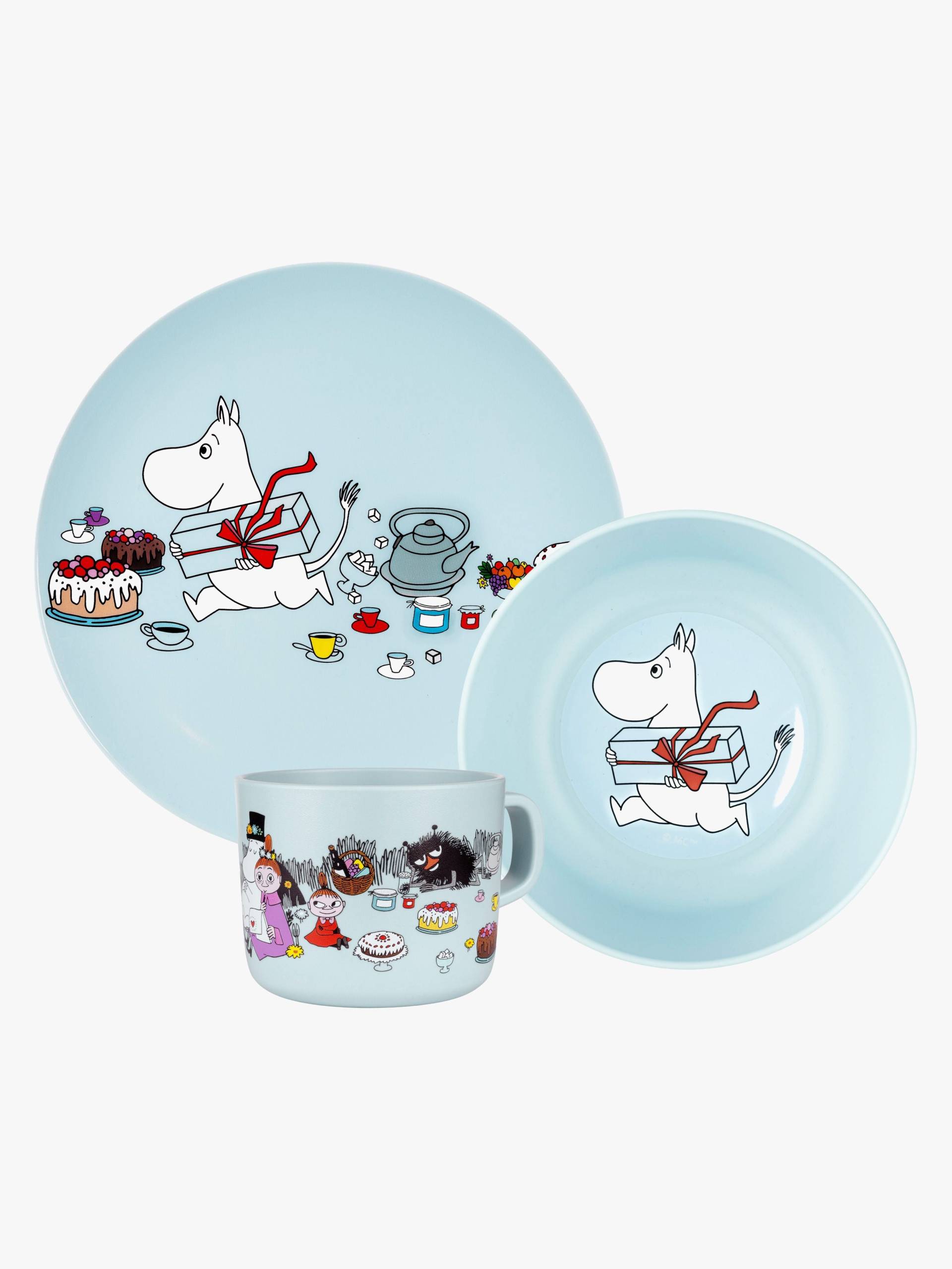 Mumin Picknick Geschirr-Set 3 Teile Mumin Picknick Geschirr-Set 3 Teile von Mumin
