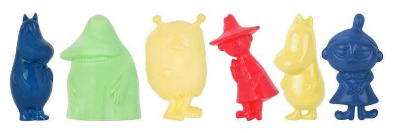 Mumin Sandförmchen 6er-Pack Mumin Sandförmchen 6er-Pack von Mumin