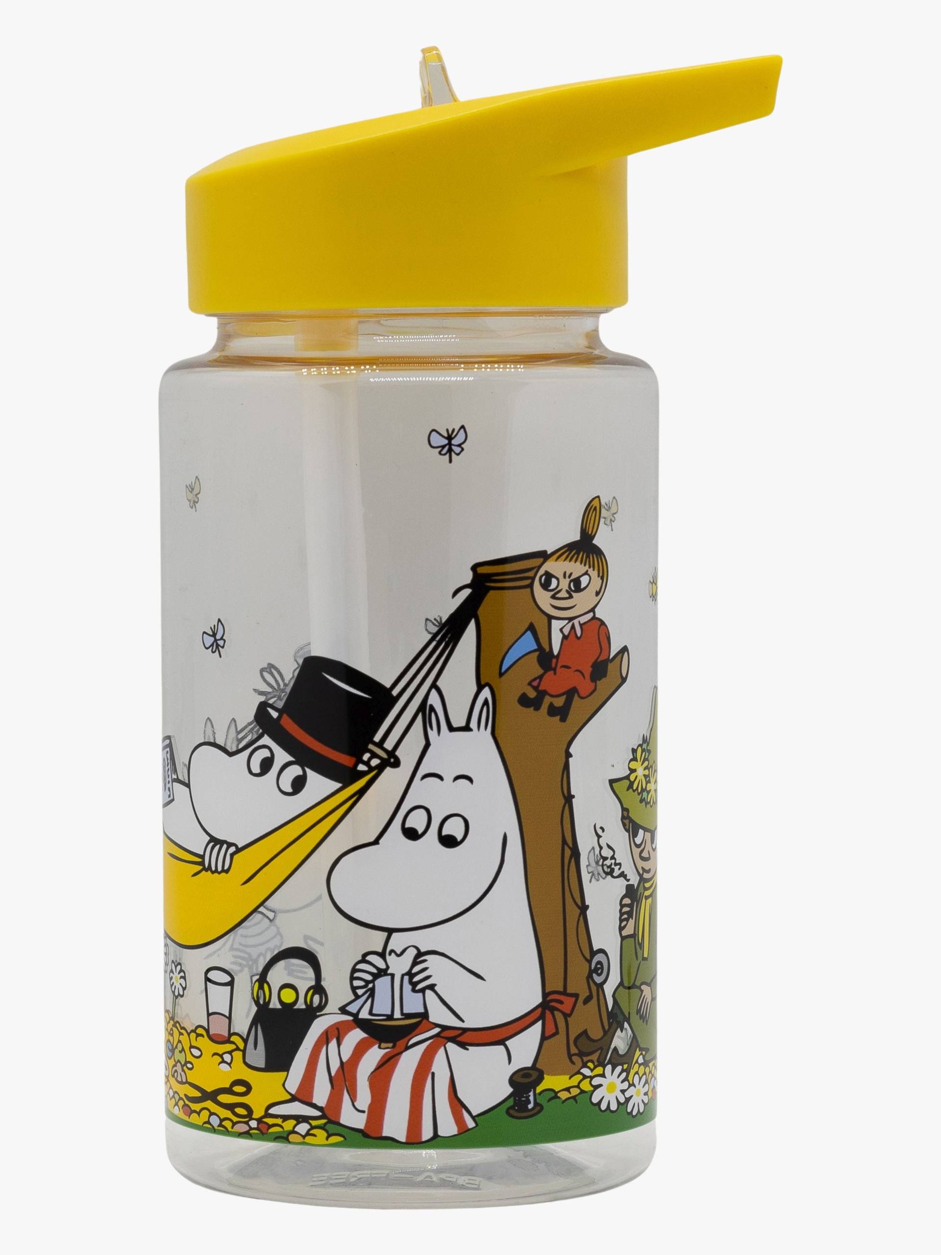 Mumin Schärengarten Trinkflasche aus Kunststoff, Gelb Mumin Schärengarten Trinkflasche aus Kunststoff, Gelb von Mumin