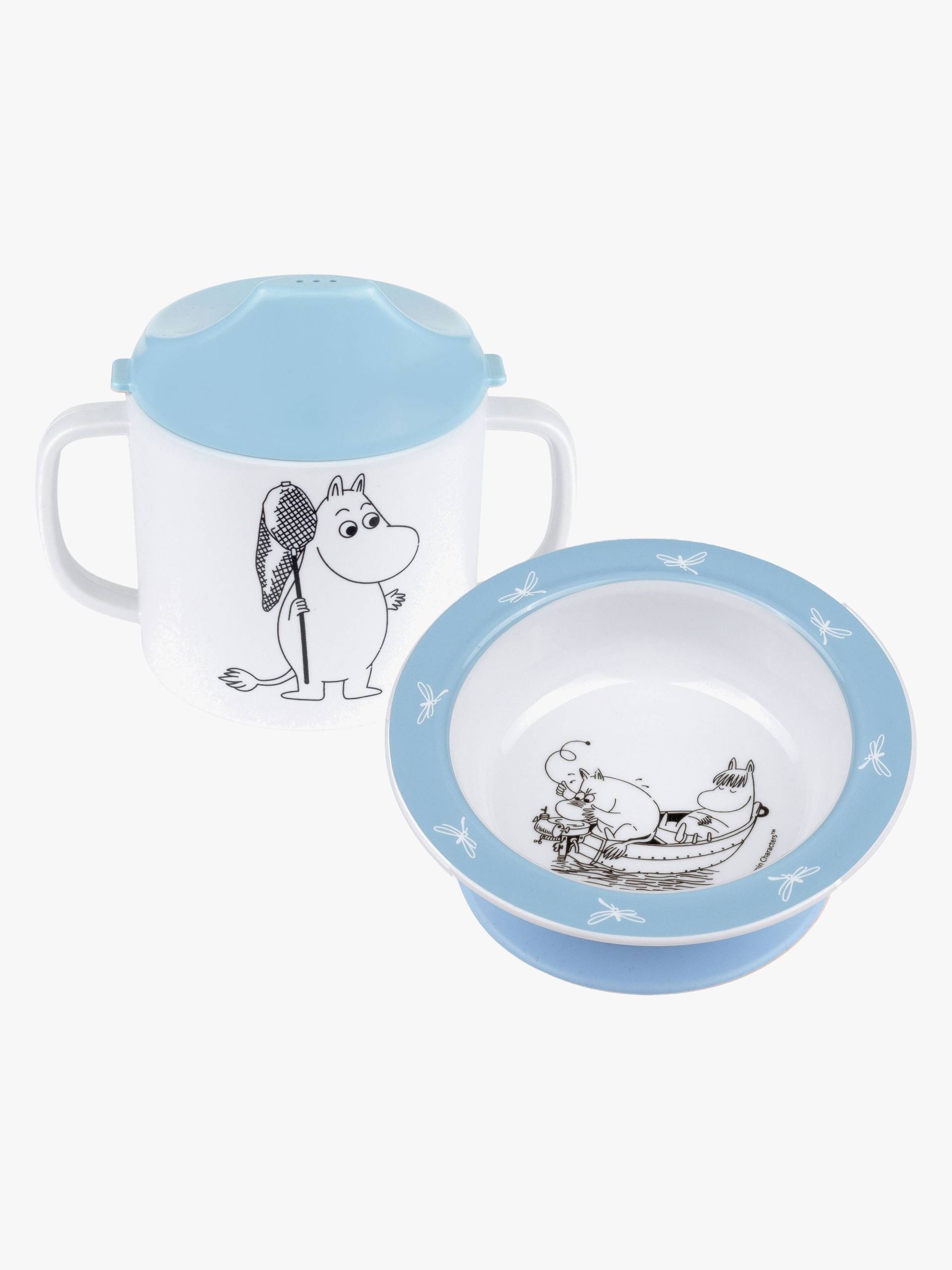 Mumin Wasser & Bad Geschirr-Set 2 Teile, Blau Mumin Wasser & Bad Geschirr-Set 2 Teile, Blau von Mumin