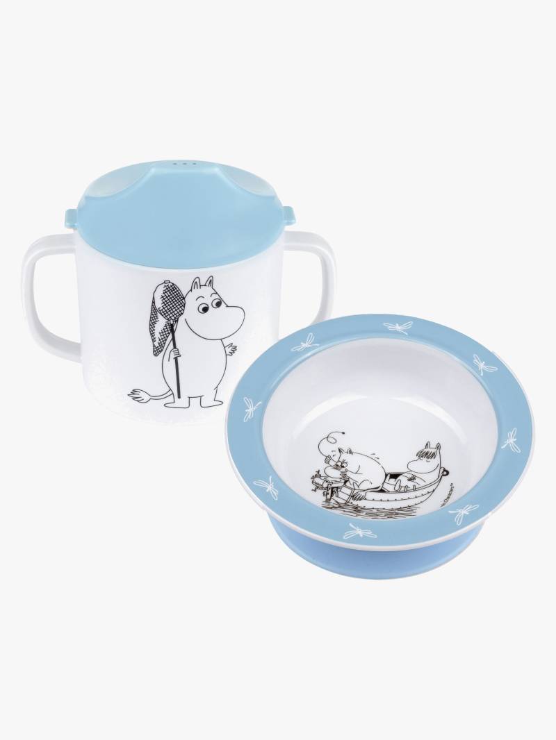 Mumin Wasser & Bad Geschirr-Set 2 Teile, Blau Mumin Wasser & Bad Geschirr-Set 2 Teile, Blau von Mumin
