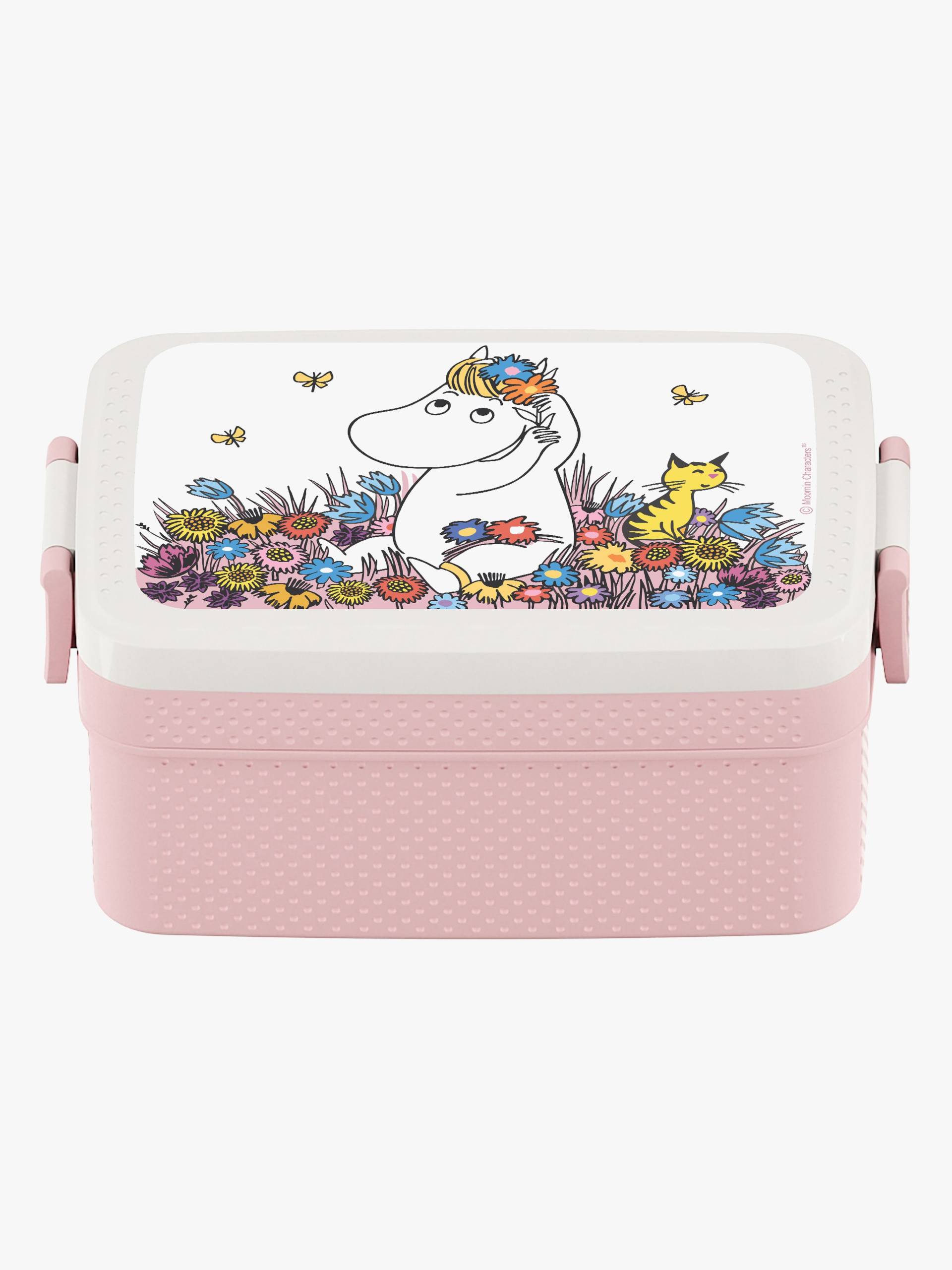Mumin Wiese Brotdose, Lila/Pink von Mumin