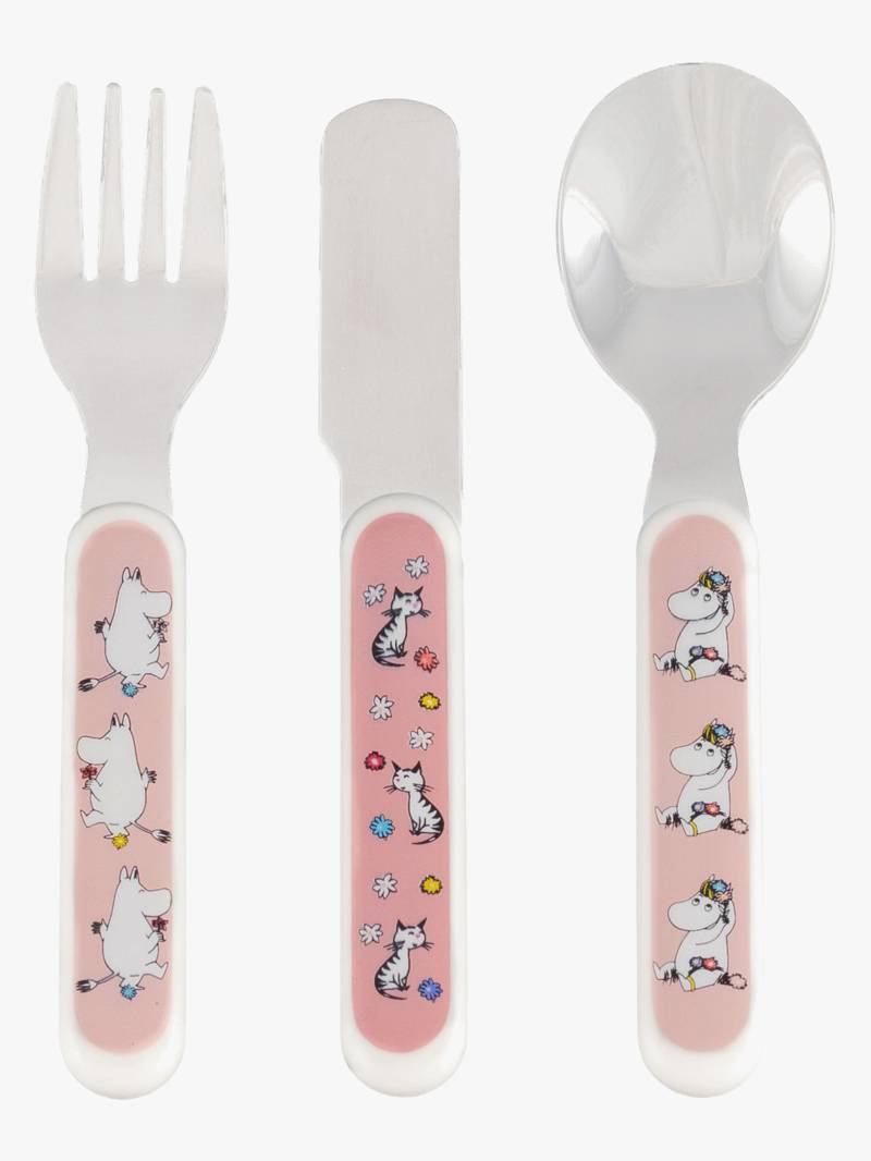 Mumin Wiese Kinderbesteck, Rosa Mumin Wiese Kinderbesteck, Rosa von Mumin