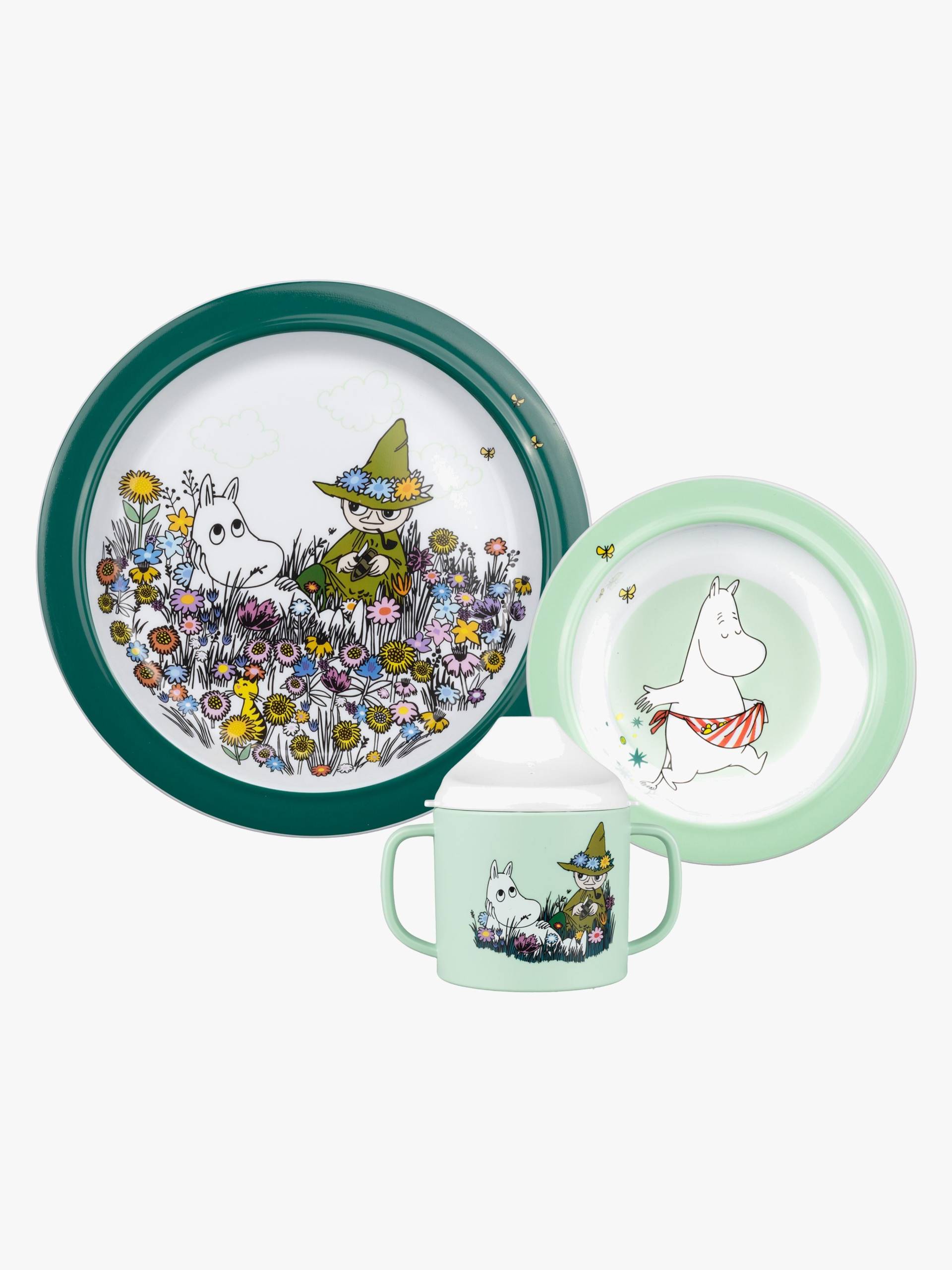 Mumin Wiese Kindergeschirr 3-teilig Mumin Wiese Kindergeschirr 3-teilig von Mumin