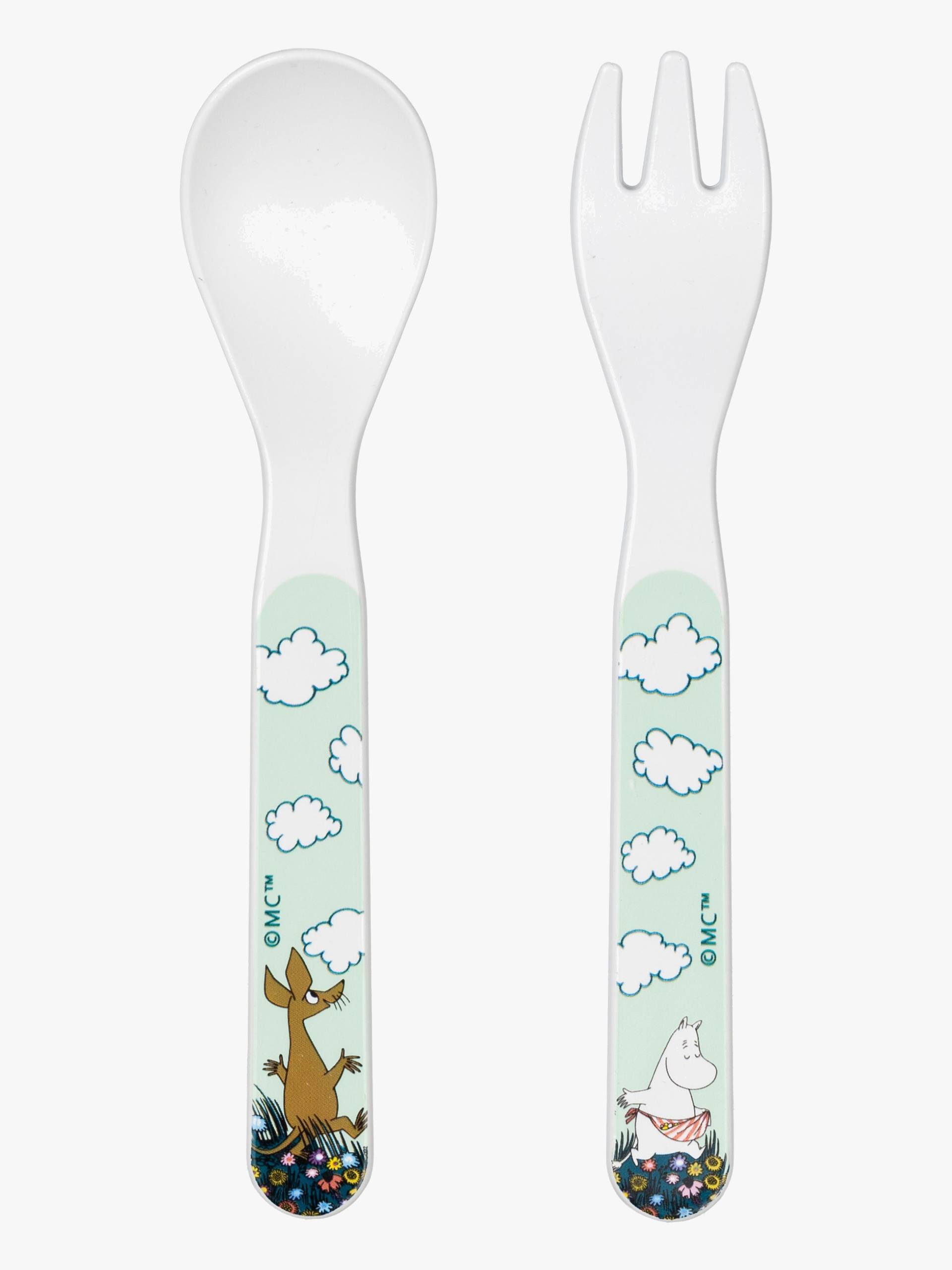 Mumin Wiese Löffel und Gabel, Grün Mumin Wiese Löffel und Gabel, Grün von Mumin