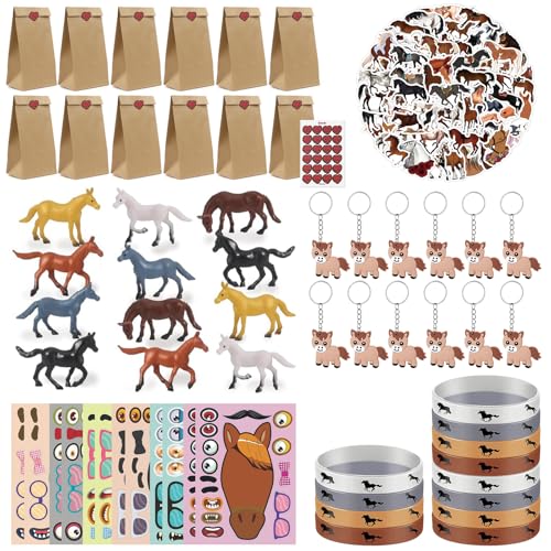 Mumjooyi 121 Stück Pferde Party Mitgebsel Kindergeburtstag Schlüsselanhänger Pferd Mitgebsel Kindergeburtstag Aufkleber Pferde Silikon Armbänder West Cowboy Pferde Geburtstag für Mädchen Jungen Mumjooyi 121 Stück Pferde Party Mitgebsel Kindergeburtstag Schlüsselanhänger Pferd Mitgebsel Kindergeburtstag Aufkleber Pferde Silikon Armbänder West Cowboy Pferde Geburtstag für Mädchen Jungen von Mumjooyi