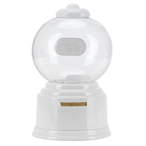 Mumusuki Candy Machine, Gumball-Maschine, Snoep-Spender, Stecker, 7-polige, Bank, Mini-Süßigkeiten-Nuss-Spender, Geldbox, für (White) von Mumusuki