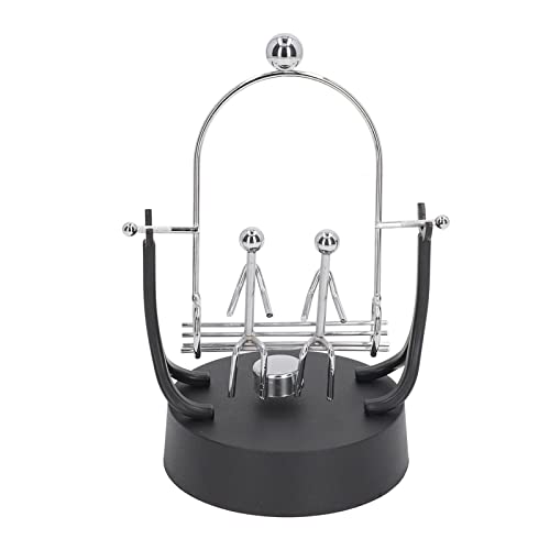Mumusuki Perpetuum Mobile Swing Toy, Paare Swing Form Iron Art Motion Machine, Perpetuum Mobile Tabletop Dekorative Ornamente für Home Office Schreibtischdekoration von Mumusuki