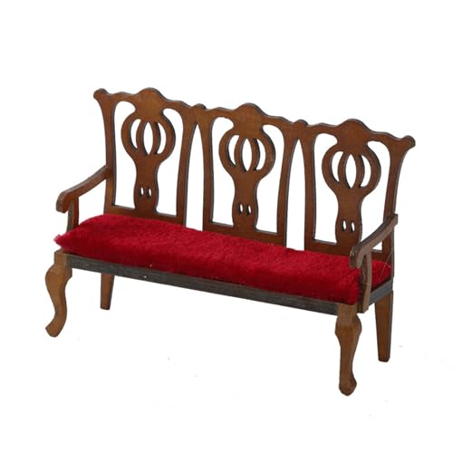 1/12 Puppenhäuser, Sofa, Stuhl und Kissen für Bastelprojekte, Wohn- und Arbeitszimmer, Dekoration, Miniatur-Schlafzimmermöbel 1/12 Puppenhäuser, Sofa, Stuhl und Kissen für Bastelprojekte, Wohn- und Arbeitszimmer, Dekoration, Miniatur-Schlafzimmermöbel von Mumuve