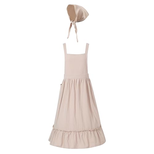 Mumuve Cosplay-Schürze, Dienstmädchen-Kostüm, Schürze und Kopftuch, Set für Kinder, Mädchen, Frauen, gerüscht, französische Dienstmädchen, Küche, Kuchen, Backen, Kochen Mumuve Cosplay-Schürze, Dienstmädchen-Kostüm, Schürze und Kopftuch, Set für Kinder, Mädchen, Frauen, gerüscht, französische Dienstmädchen, Küche, Kuchen, Backen, Kochen von Mumuve