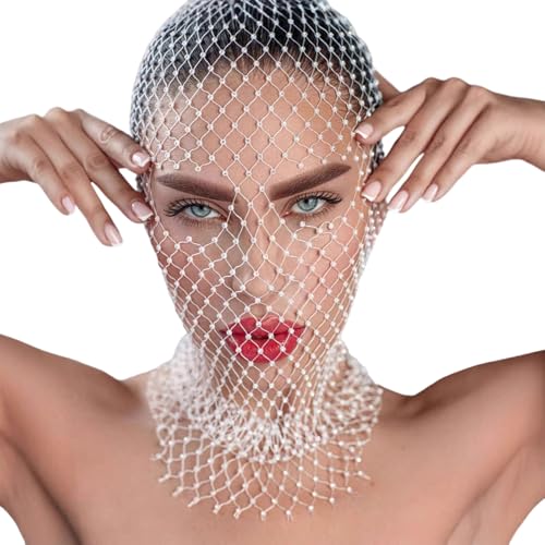 Mumuve Festival-Mesh-Kapuzenhut, bequem und leicht, für Party-Enthusiasten und Mode-Trendsetter, Nylon-Kopfbedeckung von Mumuve