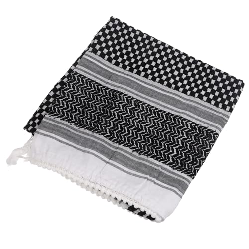 Mumuve Kopftuch, religiöses arabisches Keffiyeh-Kopftuch, Turban-Muster, Schal, Outdoor-Kopftuch für männliches tägliches Haar Mumuve Kopftuch, religiöses arabisches Keffiyeh-Kopftuch, Turban-Muster, Schal, Outdoor-Kopftuch für männliches tägliches Haar von Mumuve