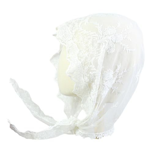 Mumuve Party-Kopftuch, Vintage-Spitze, Mantilla-Schleier, Kopftuch für katholische Braut, Schleier, katholischer Haarschal, Kopfbedeckung, Strandurlaub Mumuve Party-Kopftuch, Vintage-Spitze, Mantilla-Schleier, Kopftuch für katholische Braut, Schleier, katholischer Haarschal, Kopfbedeckung, Strandurlaub von Mumuve