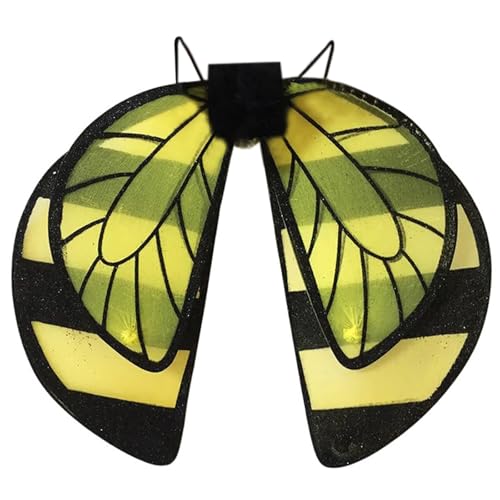 Mumuve Schmetterlingsflügel Bienen Kostüm Set mit Stirnband Set Bienen Stirnband Bienen Flügel Bienen Kostüm Zubehör Mumuve Schmetterlingsflügel Bienen Kostüm Set mit Stirnband Set Bienen Stirnband Bienen Flügel Bienen Kostüm Zubehör von Mumuve