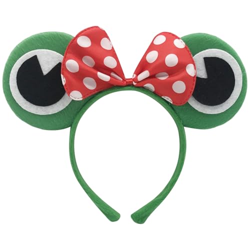 Mumuve Stylischer Frosch-Kopfschmuck, Abschlussball, Geburtstag, lustige Kopfbedeckung, Halloween-Kronen, bezaubernde Haar-Kopfbedeckung von Mumuve