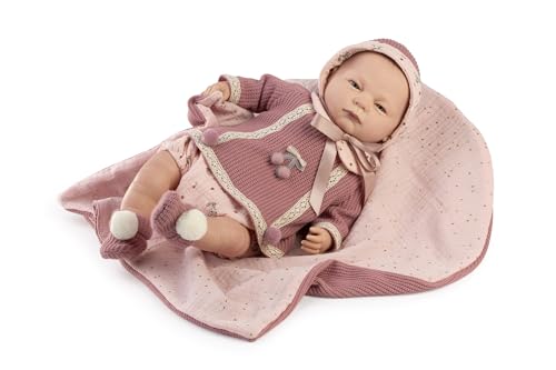 Muñecas Berbesa Baby Reborn Jersey, Rosa von Muñecas Berbesa