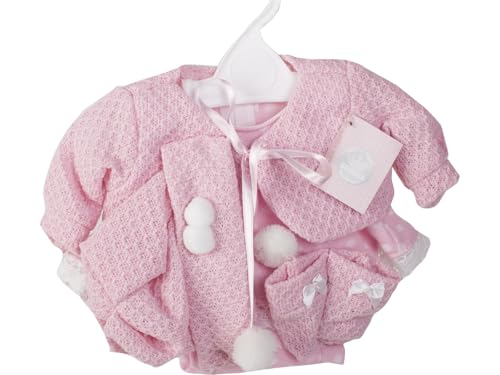 Muñecas Berbesa T5110 Kleid und Jacke Set, Einfarbig, Rosa, S Muñecas Berbesa T5110 Kleid und Jacke Set, Einfarbig, Rosa, S von Muñecas Berbesa