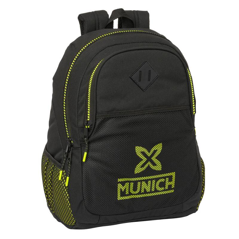 Schulrucksack Munich Beat Schwarz 32 x 44 x 16 cm von Munich