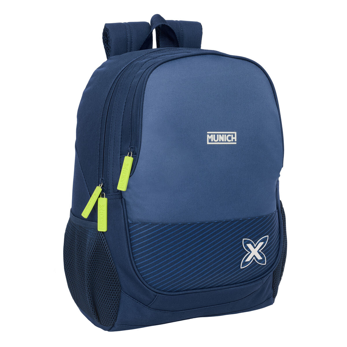 Schulrucksack Munich Blue indigo Blau 32 x 44 x 16 cm Schulrucksack Munich Blue indigo Blau 32 x 44 x 16 cm von Munich