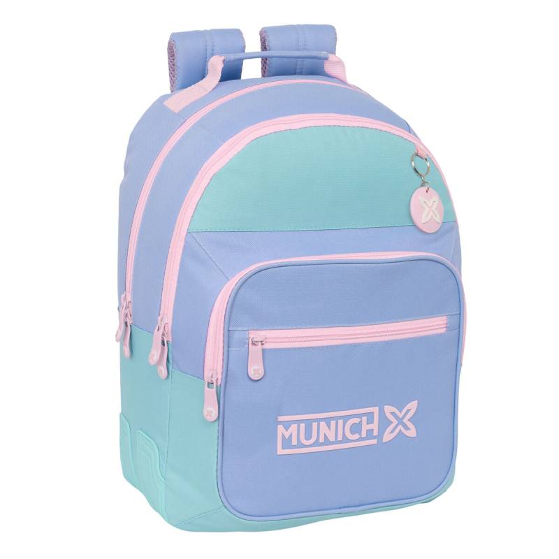 Schulrucksack Munich Mellow Blau Rosa Celeste 32 x 42 x 15 cm von Munich