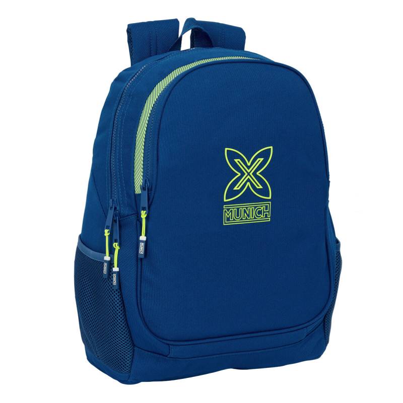 Schulrucksack Munich North Marineblau 32 x 44 x 16 cm von Munich