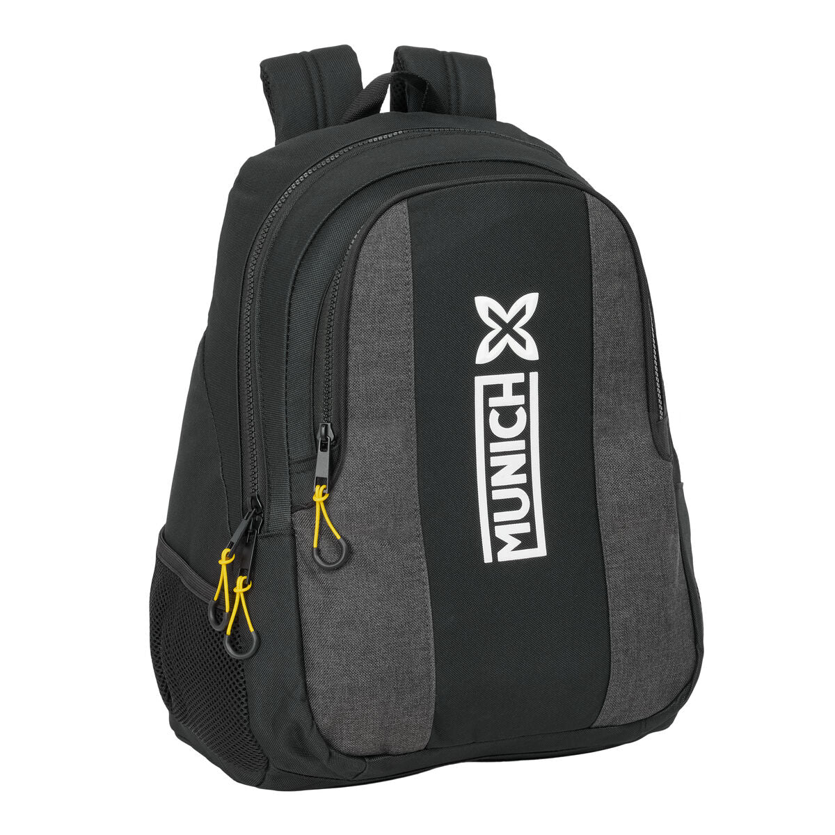 Schulrucksack Munich Topo Schwarz 32 x 44 x 16 cm von Munich