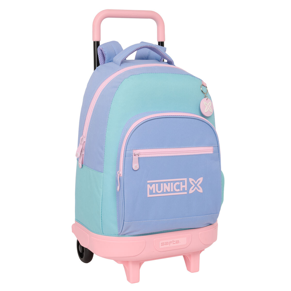 Schulrucksack mit Rädern Munich Mellow Blau Rosa Himmelsblau 33 x 45 x 22 cm Schulrucksack mit Rädern Munich Mellow Blau Rosa Himmelsblau 33 x 45 x 22 cm von Munich