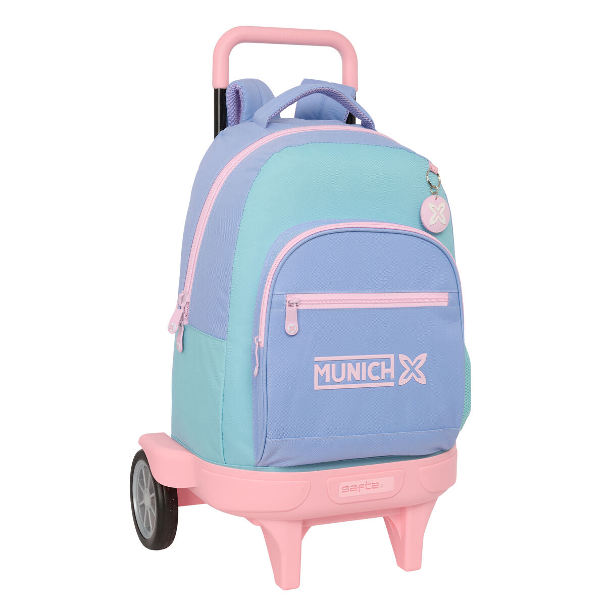 Schulrucksack mit Rädern Munich Mellow Blau Rosa Himmelsblau 33 x 45 x 22 cm Schulrucksack mit Rädern Munich Mellow Blau Rosa Himmelsblau 33 x 45 x 22 cm von Munich