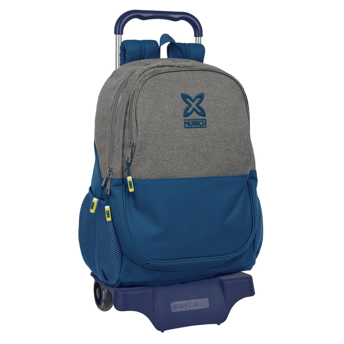Schulrucksack mit Rädern Munich Street Blau Grau 32 x 44 x 16 cm Schulrucksack mit Rädern Munich Street Blau Grau 32 x 44 x 16 cm von Munich