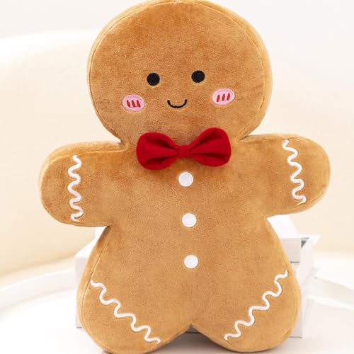 Murman Lebkuchenmann Plüschkissen Süßes Weihnachtsbaumkissen Plüschtiere Plüsch Weihnachtskissen Niedliche Dekokissen Lebkuchenmann Stofftier Weihnachtsplüsch Für Büro, Wohnzimmer, Zuhause Und Auto Murman Lebkuchenmann Plüschkissen Süßes Weihnachtsbaumkissen Plüschtiere Plüsch Weihnachtskissen Niedliche Dekokissen Lebkuchenmann Stofftier Weihnachtsplüsch Für Büro, Wohnzimmer, Zuhause Und Auto von Murman