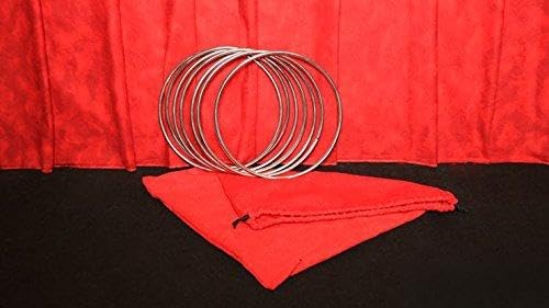20,3 cm Verbindungsringe SS (7 Ringe) von Mr. Magic, Zaubertrick, Anfänger, Bühne von Murphy's Magic Supplies, Inc.