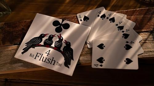 4 Flush Red Back von Nick Trost und Murphy's Magic - Trick von Murphy's Magic Supplies, Inc.