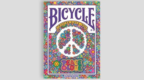 Bicycle Peace & Love Spielkarten von Collectable Playing Cards, tolles Geschenk für Kartensammler von Murphy's Magic Supplies, Inc.