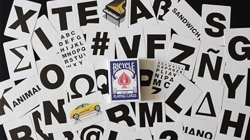 Fahrrad-Spezialbuchstaben, blaue Spielkarten (plus 10 Online-Effekte), tolles Geschenk für Kartensammler von Murphy's Magic Supplies, Inc.