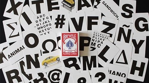 Fahrrad-Spezialbuchstaben, rote Spielkarten (plus 10 Online-Effekte), tolles Geschenk für Kartensammler von Murphy's Magic Supplies, Inc.