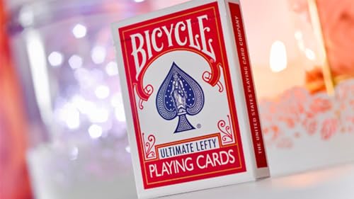 Fahrrad Ultimate Lefty Deck rot (Gimmicks und Online-Anleitung) von Murphy's Magic Supplies, Inc.