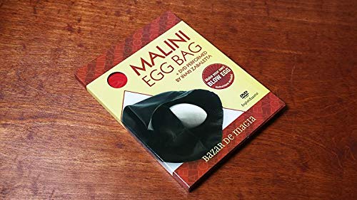 Malini Egg Bag Pro Red (Tasche und DVD), Zaubertrick, Anfänger, Mittel, Bühne von Murphy's Magic Supplies, Inc.