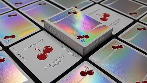 Murphy's Magic Supplies, Inc. Cherry Casino Sands Mirage (holografisch) Spielkarten, tolles Geschenk für Kartensammler von Murphy's Magic Supplies, Inc.