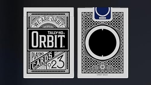 Murphy's Magic Supplies, Inc. Orbit Tally Ho Circle Back (Schwarz) Spielkarten von Murphy's Magic Supplies, Inc.