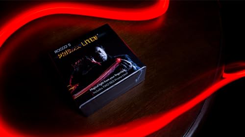 Murphy's Magic Supplies, Inc. Rocco's Super Bright Prisma Lites Paar (Rot) | Trick | Bühne | Salondarsteller | Street Magician von Murphy's Magic Supplies, Inc.