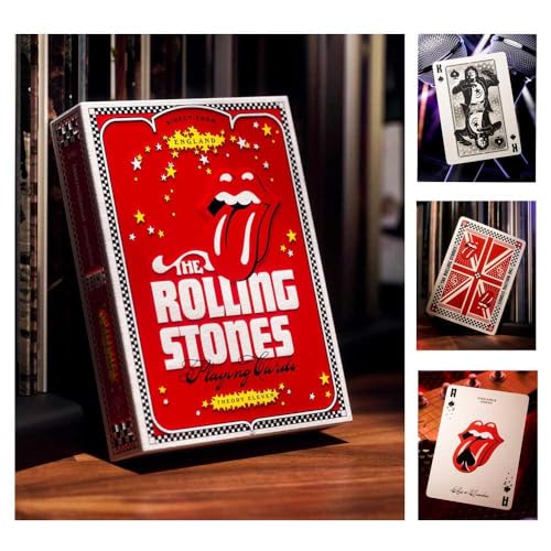 Murphy's Magic Supplies, Inc. The Rolling Stones Spielkarten von theory11, tolles Geschenk für Kartensammler von Murphy's Magic Supplies, Inc.