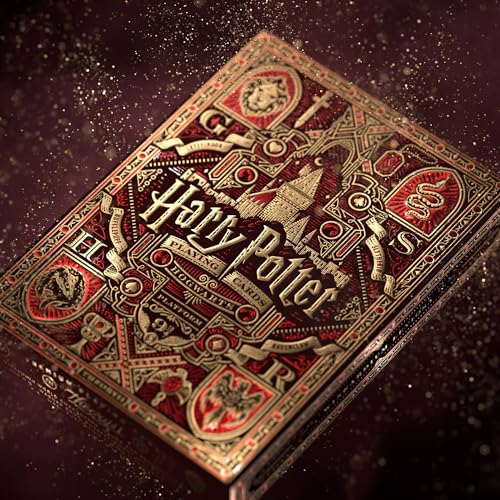 Murphy's Magic Supplies, Inc. Harry Potter (Red-Gryffindor) Spielkarten von theory11, tolles Geschenk für Kartensammler von Murphy's Magic Supplies, Inc.