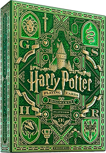 Murphy's Magic Supplies, Inc. Theory11 Harry Potter Spielkarten (Grün-Slytherin), 71537 von Murphy's Magic Supplies, Inc.