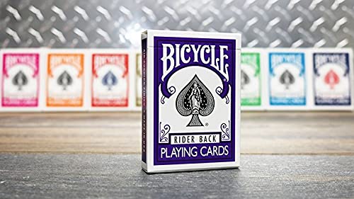 US Playing Card Co, Fahrrad-Spielkarten, Violett, tolles Geschenk für Kartensammler von Murphy's Magic Supplies, Inc.