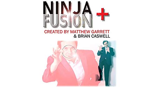 Ninja+ Fusion in Schwarz Chrom (mit Online-Anleitung) von Matthew Garrett & Brian Caswell, Zaubertrick, Close Up Magic von Murphy's Magic Supplies, Inc.
