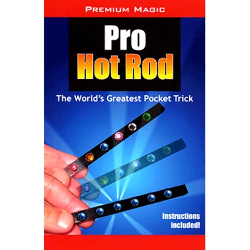 Pro Hot Rod (CLEAR) von Premium Magic, Zaubertrick, keine Fähigkeiten erforderlich, Anfänger, Close Up Magic von Murphy's Magic Supplies, Inc.