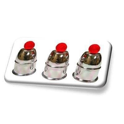 SOLOMAGIA Becher und Bälle – Aluminium – Nahaufnahme Magie – Zaubertrick von Murphy's Magic Supplies, Inc.