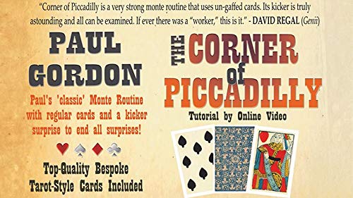 The Corner of Piccadilly (Trump-Größe plus Online-Anleitung) von Paul Gordon, Zaubertrick, keine Fähigkeiten erforderlich von Murphy's Magic Supplies, Inc.