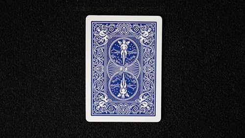 Three and a Half Bicycle Rider Back (Blue Club 3 1/2), Magic Trick, No Skill Required, Card Trick von PGONA