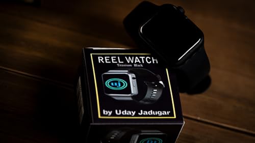 Uday Jadugar Armbanduhr, Titan-Schwarz mit schwarzem Band, Smart Watch (KEVLAR) von Uday Jadugar, Zaubertrick, keine Fähigkeiten erforderlich, Nahaufnahme-Magie, Bühne, Straßenzauber von Murphy's Magic Supplies, Inc.